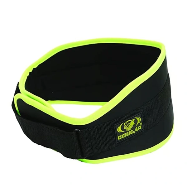 KD Cougar Rafter Weight Lifting Belt Pro Quality Neoprene Back Support Belt and Stainless Steel Hook and Loop Design - Wide Soft Feel Padding