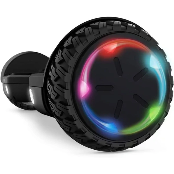 KD All Terrain Hoverboard with LED Lights, LED Light-up Wheels, Self-Balancing Hoverboard with Active Balance Technology, Ages 12+