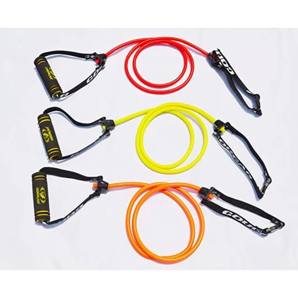 KD Cougar Toning Tube , Toning Tube for Exercise , Resistance Band Set with Handles , Single Toning Resistance Tube Heavy Quality , All Purpose Fitness Tube for Home and Gym (Medium)