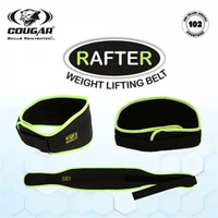KD Cougar Rafter Weight Lifting Belt Pro Quality Neoprene Back Support Belt and Stainless Steel Hook and Loop Design - Wide Soft Feel Padding