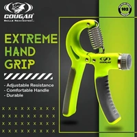KD Cougar Xtreme Adjustable Hand Grip Strengthener for Forarm Exercise & Strength for Men/Women, Neon Color