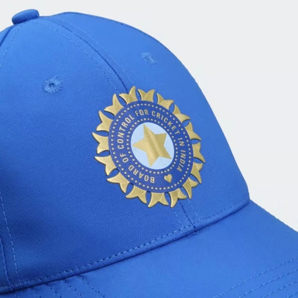 KD Adidas India Cricket T20i Unisex Cricket Cap, Bright Blue, One size -