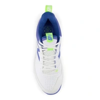 KD New Balance CK 4030 W5 Cricket Spikes Shoes, White Blue - UK / IND 8