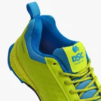 KD DSC Jaffa 22 Cricket Shoes | Lemon Yellow | Leather and Mesh Material - 10
