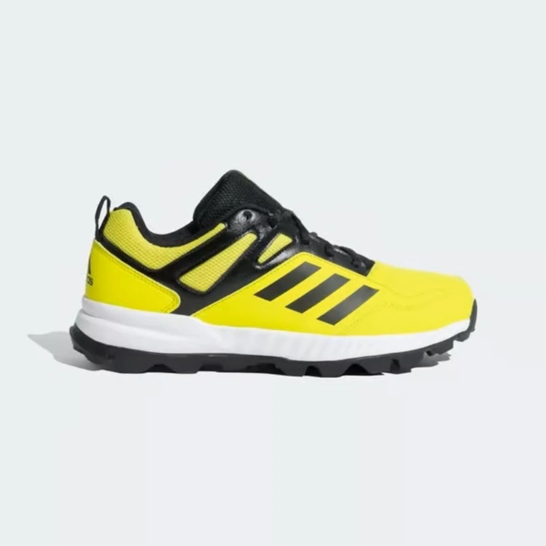 KD Adidas Rise V2 Men Cricket Shoes - Yellow/Black - UK / IND 10