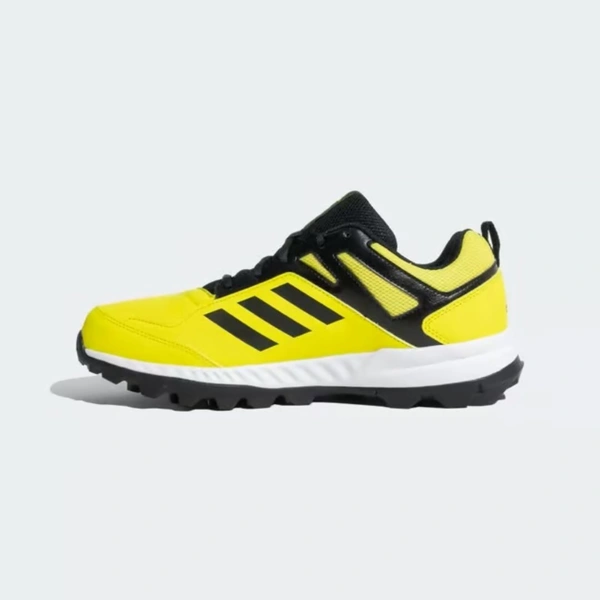 KD Adidas Rise V2 Men Cricket Shoes - Yellow/Black - UK / IND 10