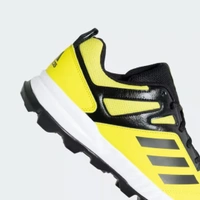 KD Adidas Rise V2 Men Cricket Shoes - Yellow/Black - UK / IND 10