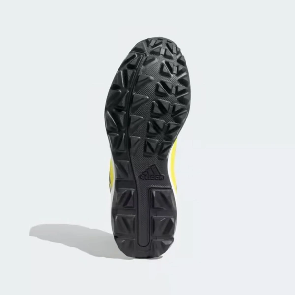 KD Adidas Rise V2 Men Cricket Shoes - Yellow/Black - UK / IND 10