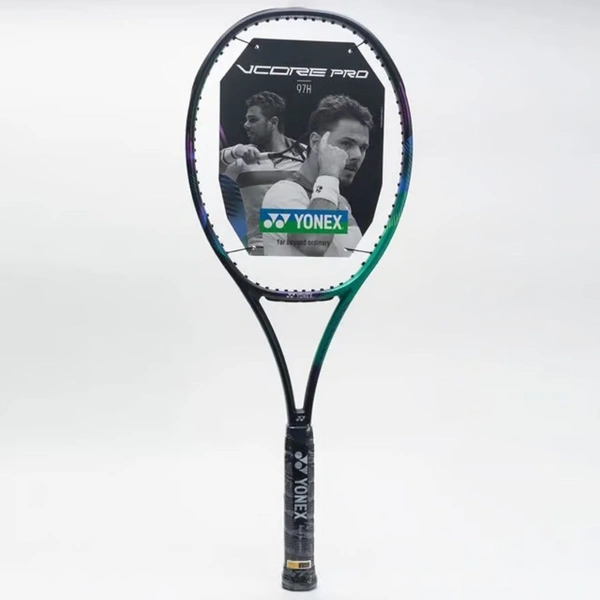 KD Yonex V Core Pro 97H Tennis Racket For advanced players | 330 g / 11.6 oz | Green / Purple