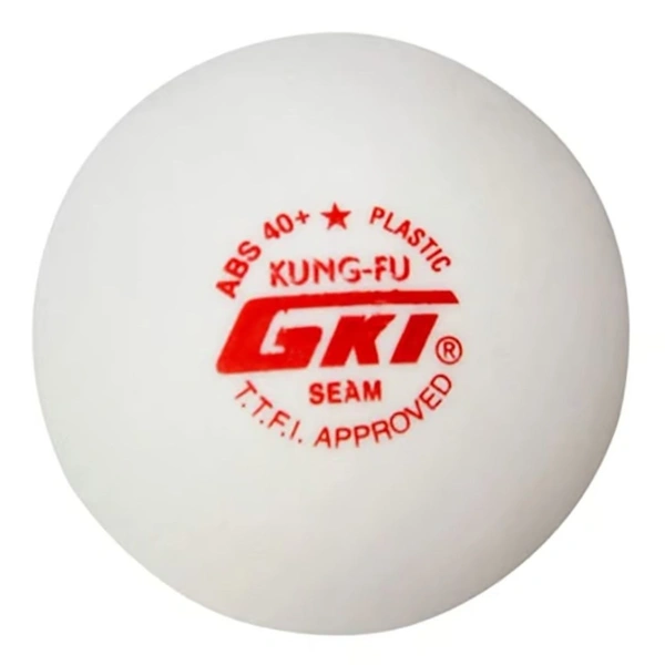 KD GKI Kung-Fu Plastic Tennis Ball (White) - Standard Size