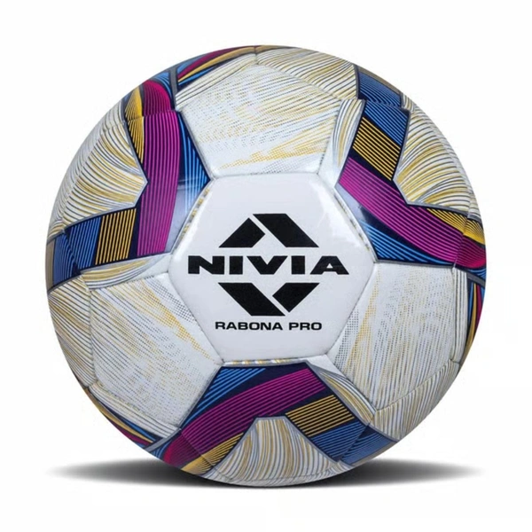 KD Nivia Rabona Pro White Football Training Football | Size 5