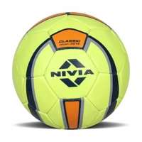 KD Nivia Rubber Classic Football, Yellow | Size 4 & 5