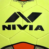 KD Nivia Rubber Classic Football, Yellow | Size 4 & 5