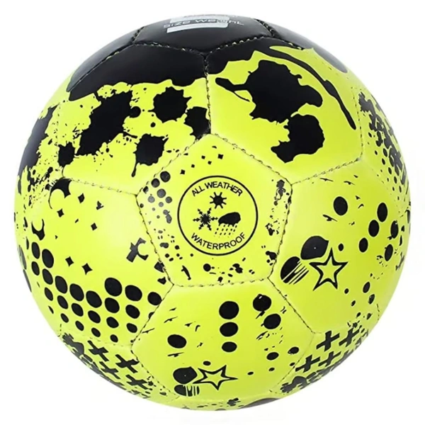 KD COUGAR Neo Polypropylene PP Football (Neon, Size 5) , Multicolor