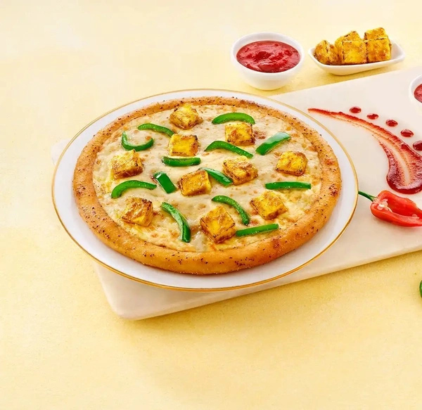 Paneer & Capsicum with Videsi Hot Sauce - Small