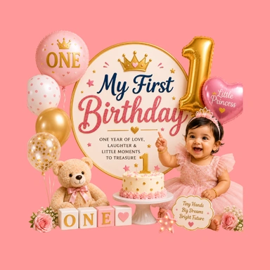 MY FIRST BIRTHDAY