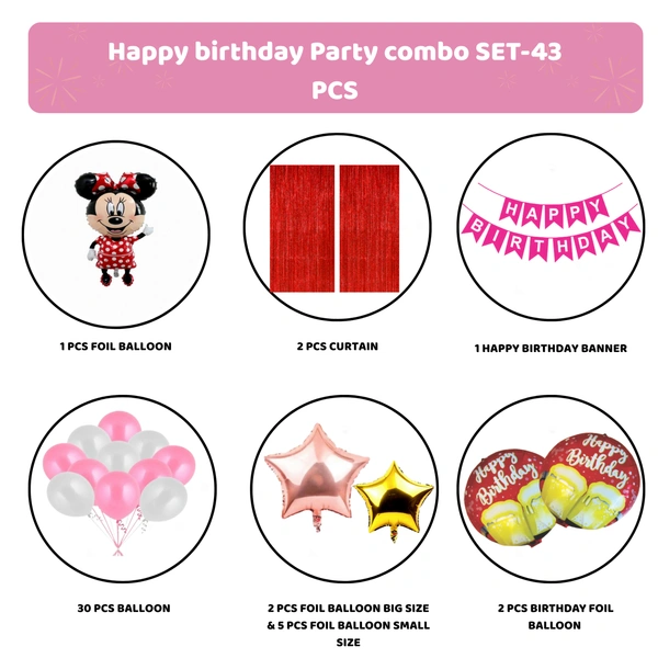 Birthday Decoration Kit Wholesale – Curtains, Balloons, Banners | Direct Manufacturer