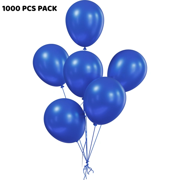 BLUE COLOUR 1000PCS METALLIC BALLOON