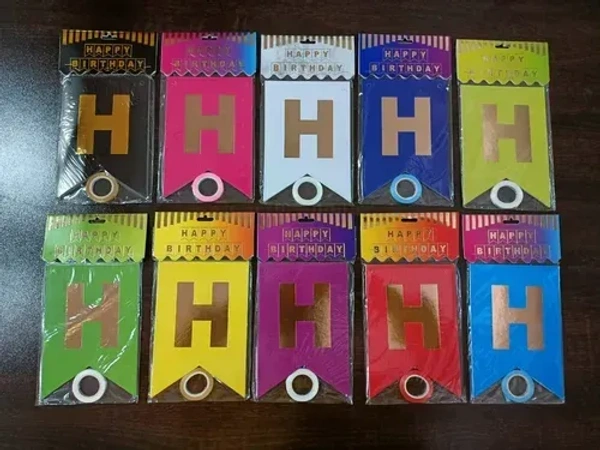 KIWI PARTY HAPPY BIRTHDAY FOIL BANNERS