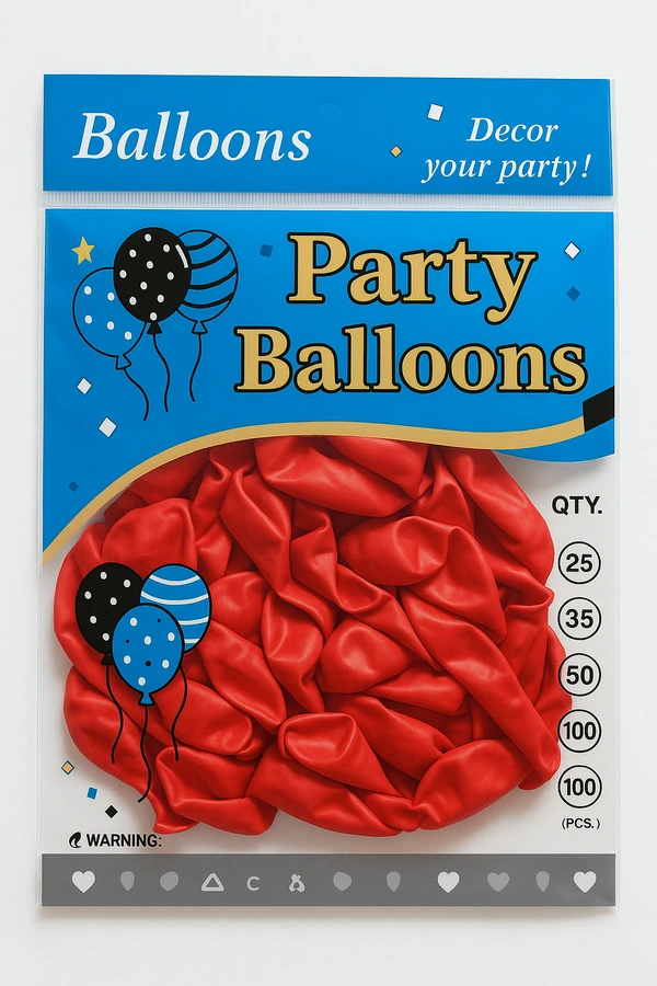 KIWI PARTY  BALLOON BAG 50 MICRON(PARTY BALLOON)