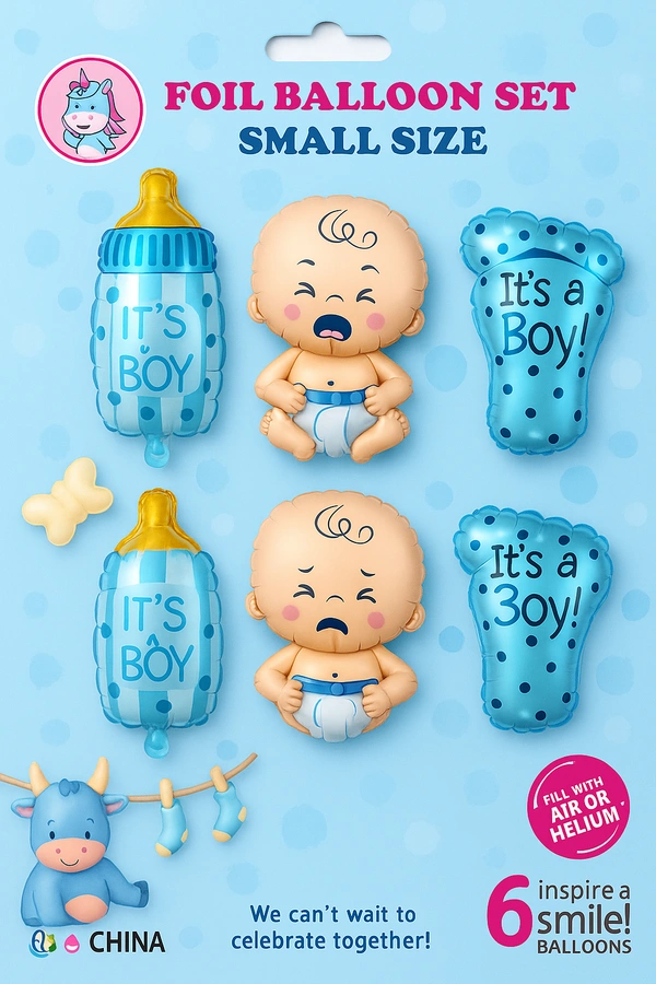 BIG SIZE 6 PCS FOIL BALLOON