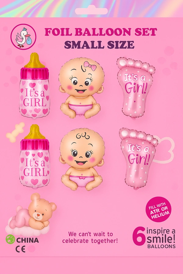 BIG SIZE 6 PCS FOIL BALLOON