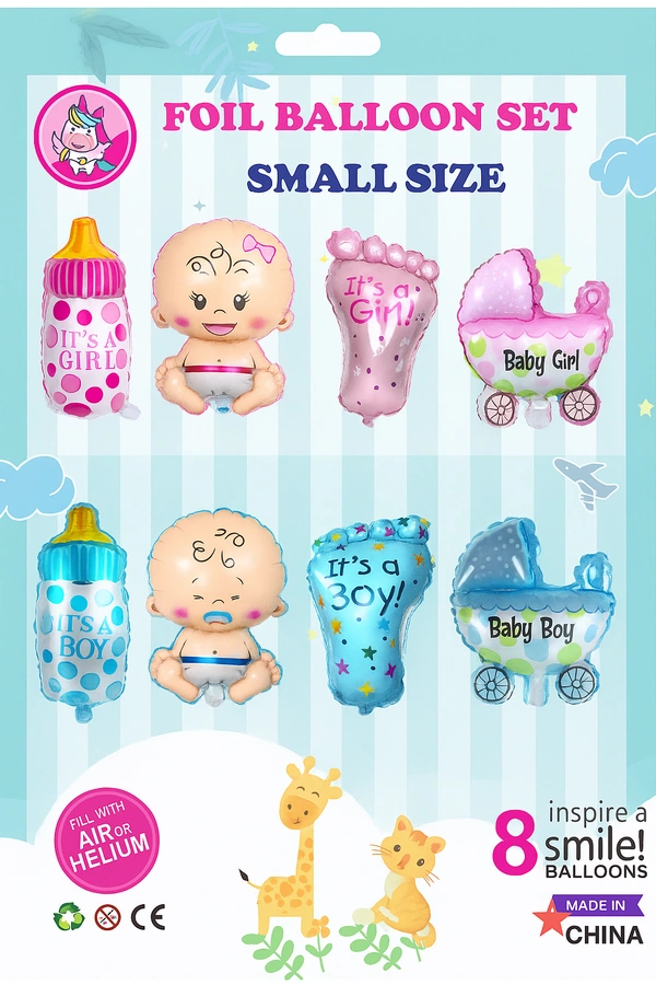 SMALL SIZE 8 PCS FOIL BALLOON