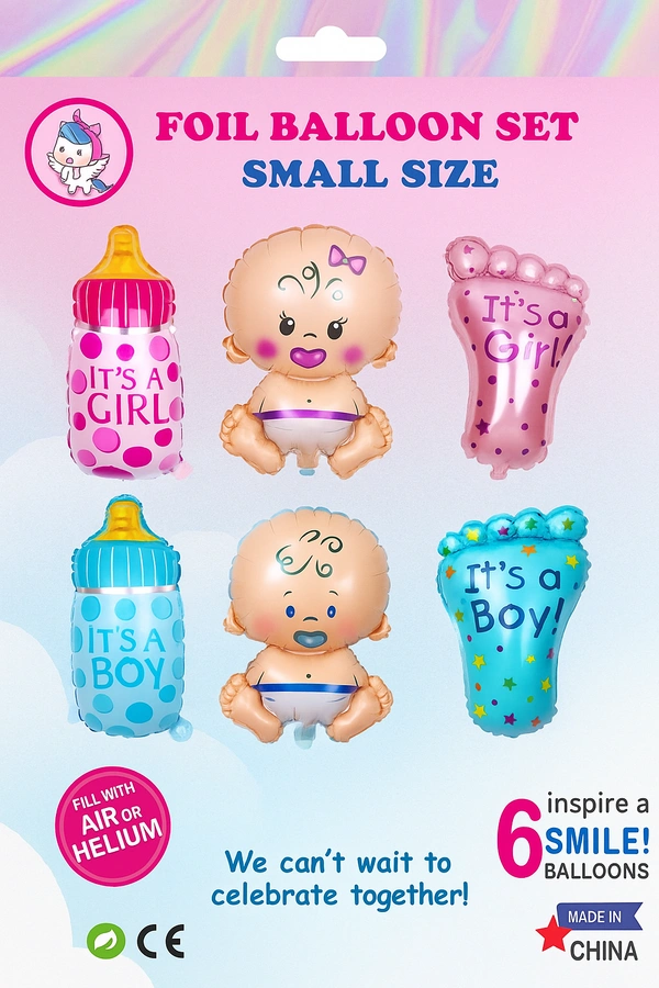 BIG SIZE 6 PCS FOIL BALLOON