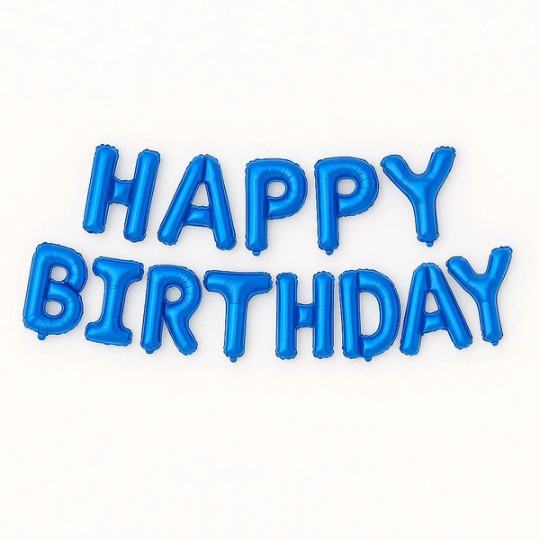 HAPPY BIRTHDAY FOIL BALLOONS GOLDEN