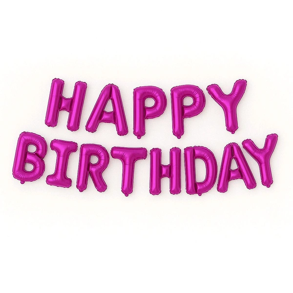 HAPPY BIRTHDAY FOIL BALLOONS GOLDEN