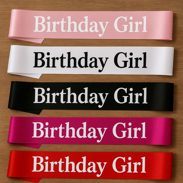 KIWI PARTY  BIRTHDAY GIRL SASH