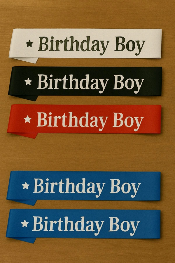 KIWI PARTY  BIRTHDAY BOY SASH