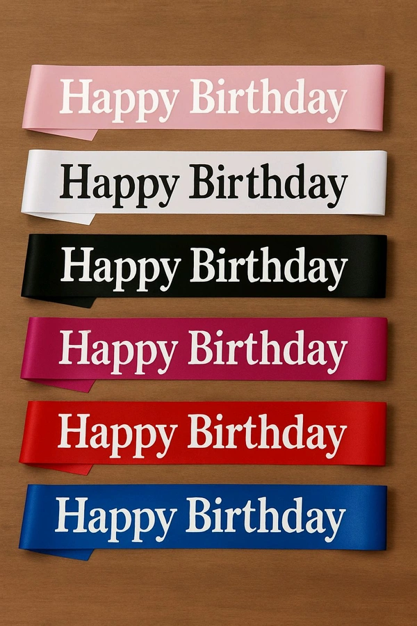 KIWI PARTY  HAPPY BIRTHDAY SASH