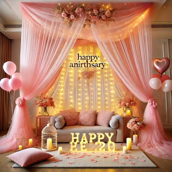 DECORATION NET 4 METER WHITE COLOR