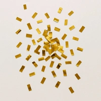 KIWI PARTY Premium Silver Metallic Confetti Paper – Party Decoration & Popper Refill (Shiny Foil Finish)