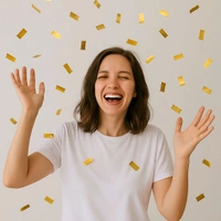 KIWI PARTY GOLDEN CONFETTI
