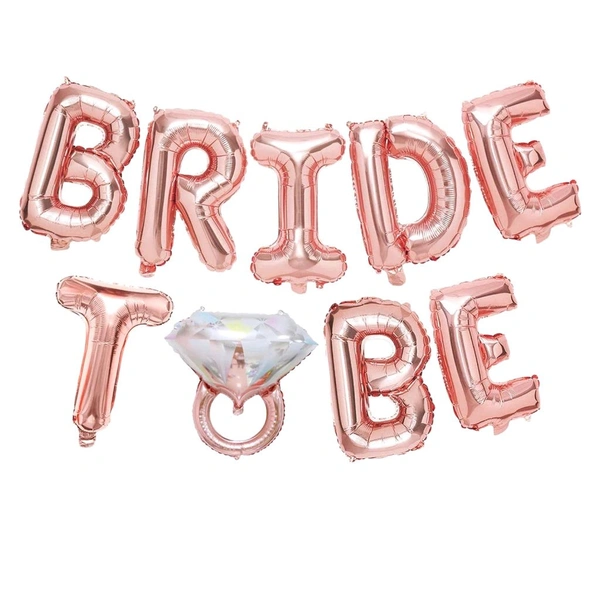 BRIDE TO BE FOIL BALLOON