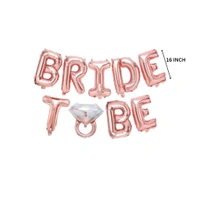 BRIDE TO BE FOIL BALLOON