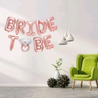 BRIDE TO BE FOIL BALLOON