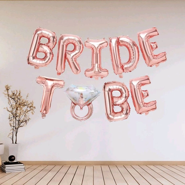 BRIDE TO BE FOIL BALLOON