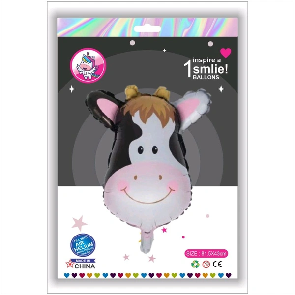 Buffalo Face Foil Balloon