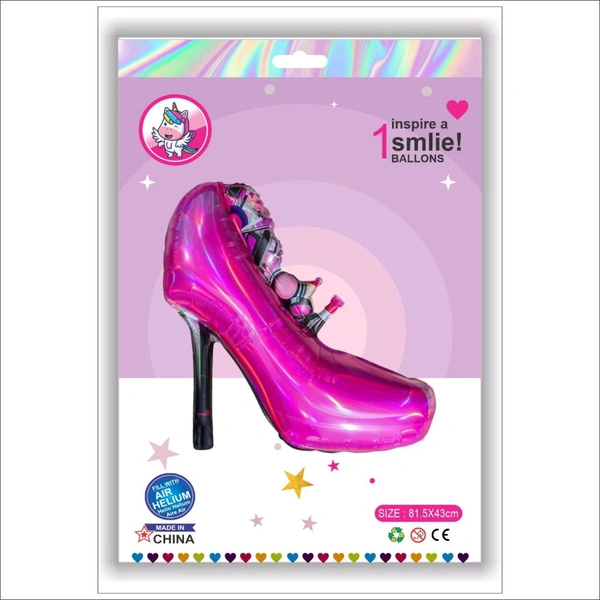 Barbie Shoes Foil Balloon