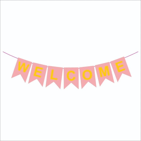 Welcome Banner – Light Pink (Wholesale)