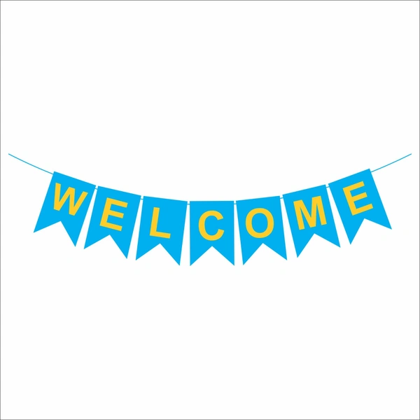 Welcome Banner – Blue (Wholesale)