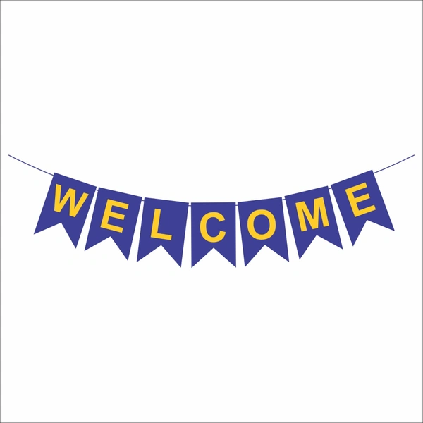 Welcome Banner – Dark Blue (Wholesale)