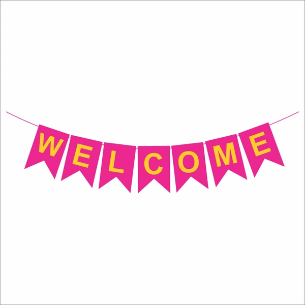 Welcome Banner – Dark Pink (Wholesale)