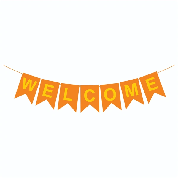 Welcome Banner – Orange (Wholesale)