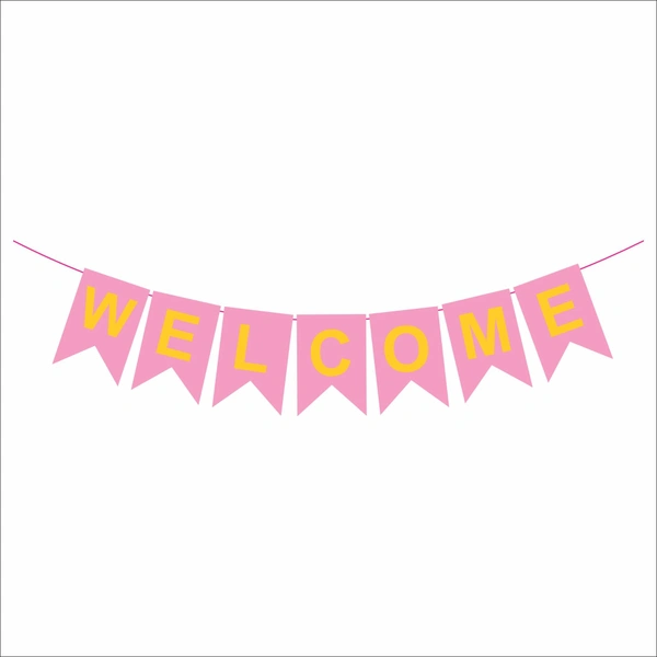 Welcome Banner – Pink (Wholesale)