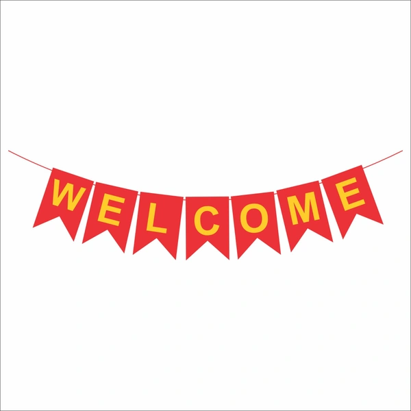 Welcome Banner – Red (Wholesale)