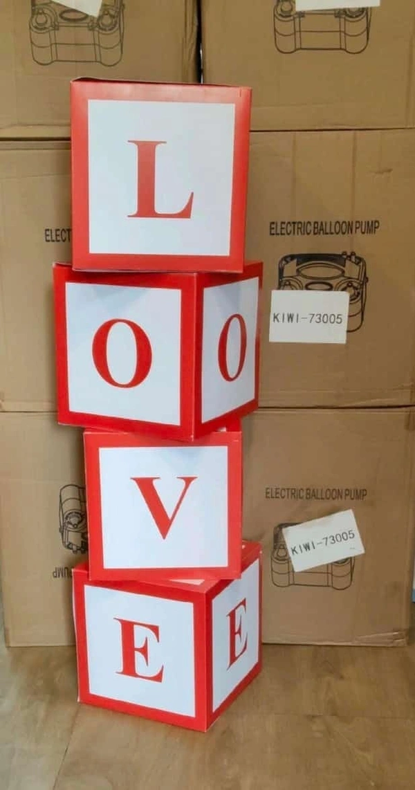 KIWI PARTY Love Balloon Box Set for Baby Shower, Gender Reveal & First Birthday